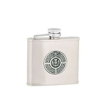 Celtic and Thistle Flask