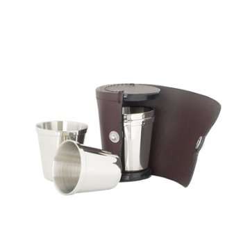 Burgandy Leather Cups 
